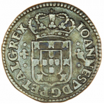 D. João V 3 Vinténs (60 Réis) n/d, coroa de 5 arcos, prata